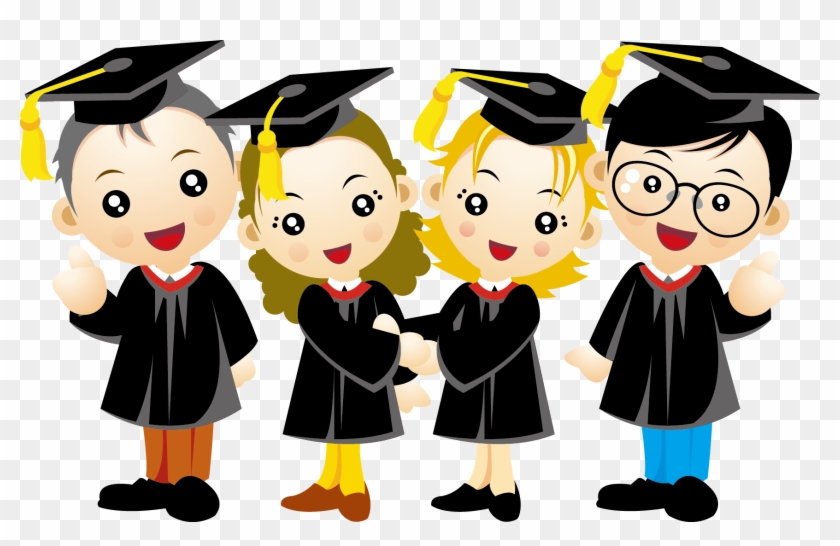 Graduate Clipart Rights Child - Children Graduation Png Transparent Png