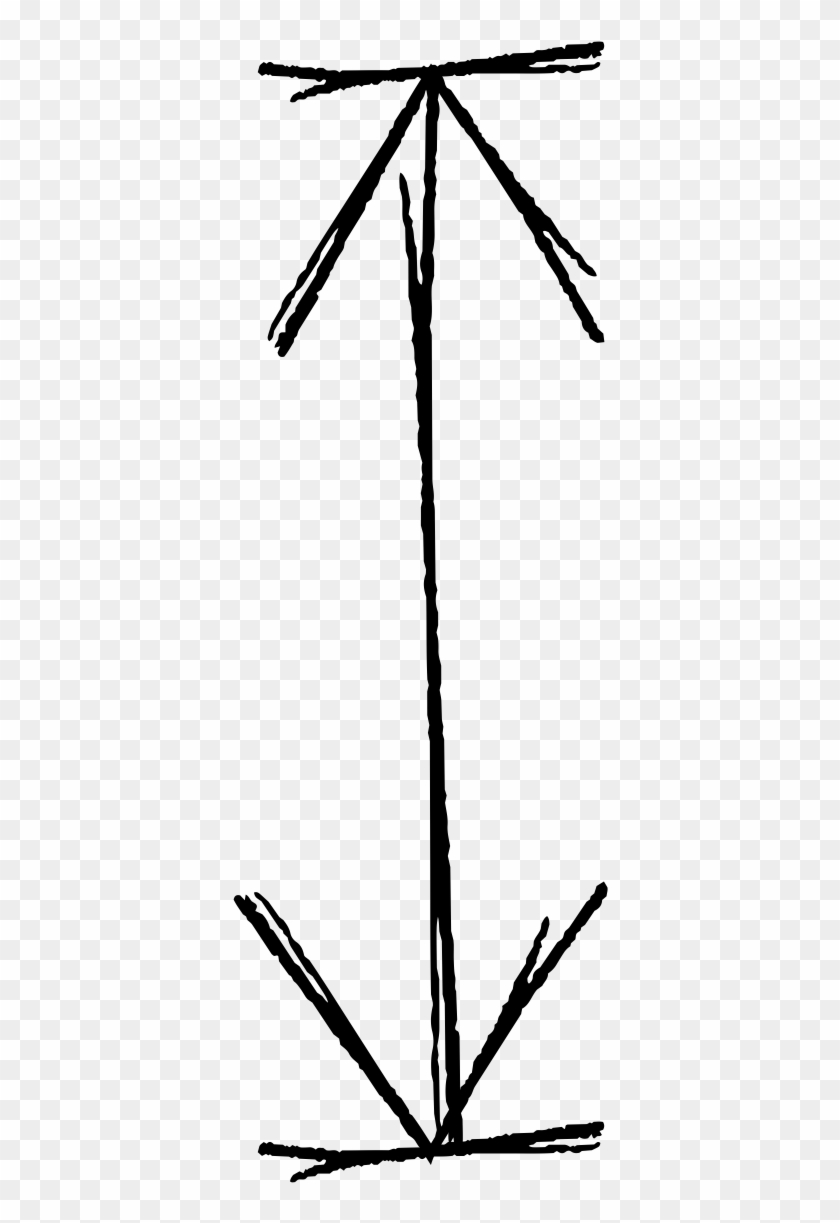 Arrow - " - Line Art Clipart