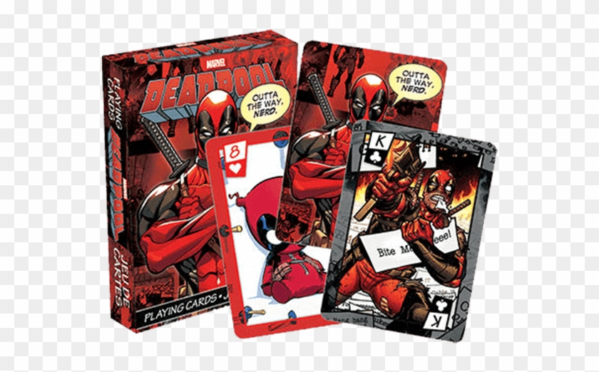 Deadpool Comics Playing Cards - Deadpool Cards Clipart