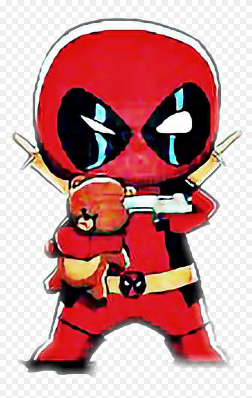 #deadpool#deadpooldraw #chibi #dc Comics - Caricatura De Dead Pool Clipart