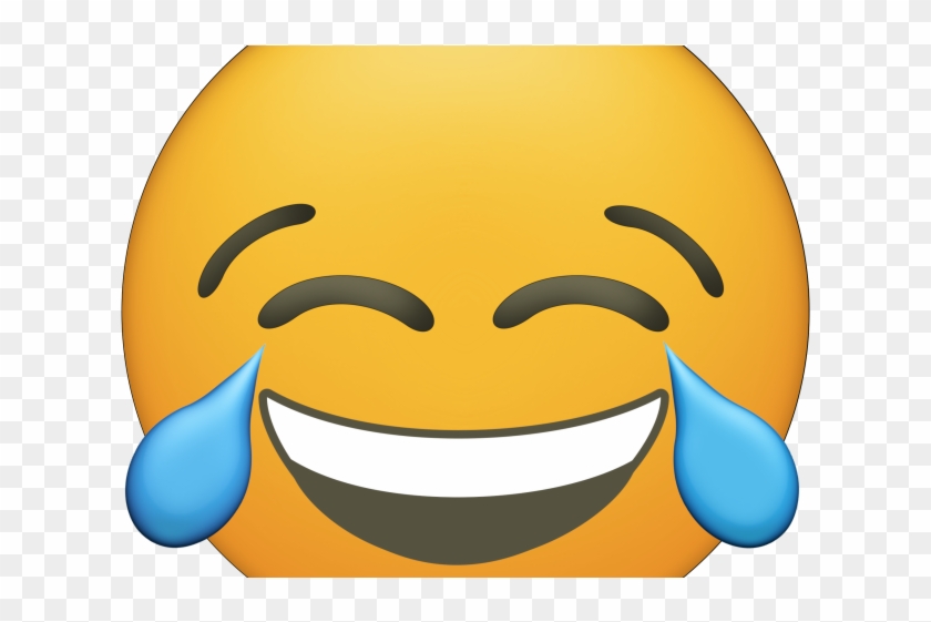 Crying Emoji Clipart Face - Open Eyes Laughing Crying Emoji - Png Download #2079094