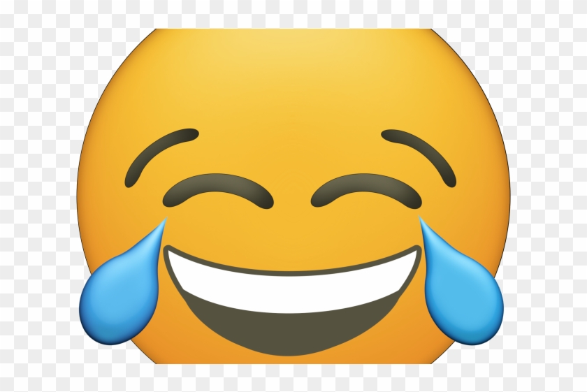 Crying Emoji Clipart Face - Open Eyes Laughing Crying Emoji - Png Download