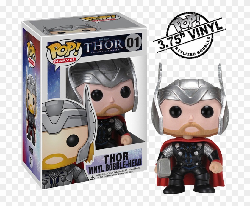 Thor Movie Pop Vinyl Bobble Figure - Thor The Dark World Funko Pop Clipart