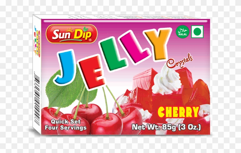 Sundip Cherry Jello - Halal Jello Clipart #2079443