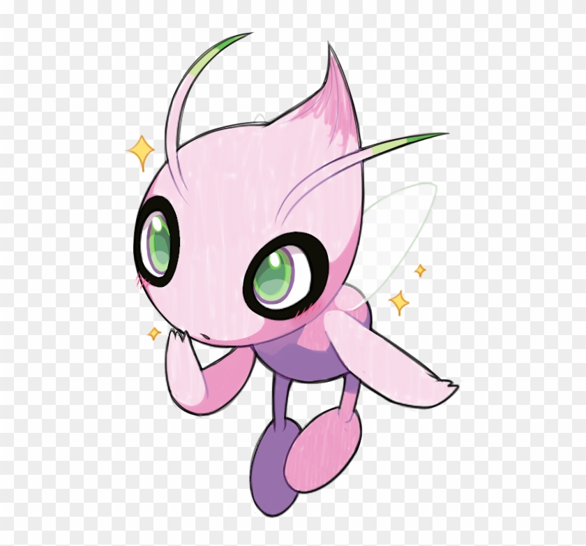 Shiny Celebi - Cartoon Clipart #2079633