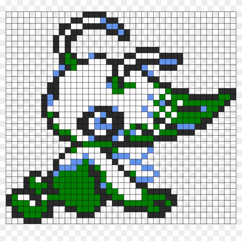 Celebi Pokemon Sprite Perler Bead Pattern / Bead Sprite - Celebi Gen 2 Sprite Clipart