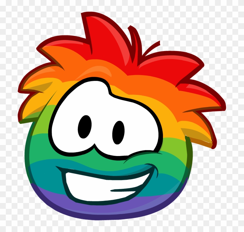 List Of Emoticons - Rainbow Puffle Clipart #2079770