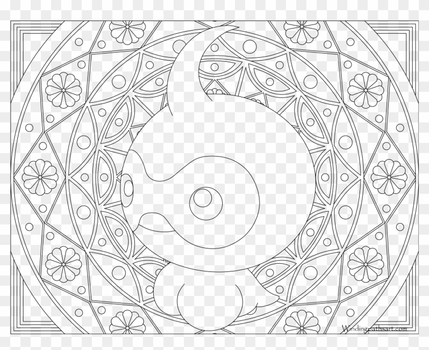 Adult Pokemon Coloring Page Celebi - Coloring Pages Pokemons Cubone Clipart