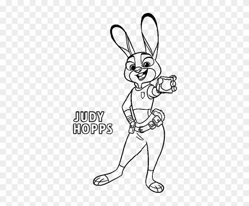 Judy Hopps Zootropolys - Drawings Of Zootopia Characters Clipart #2080266