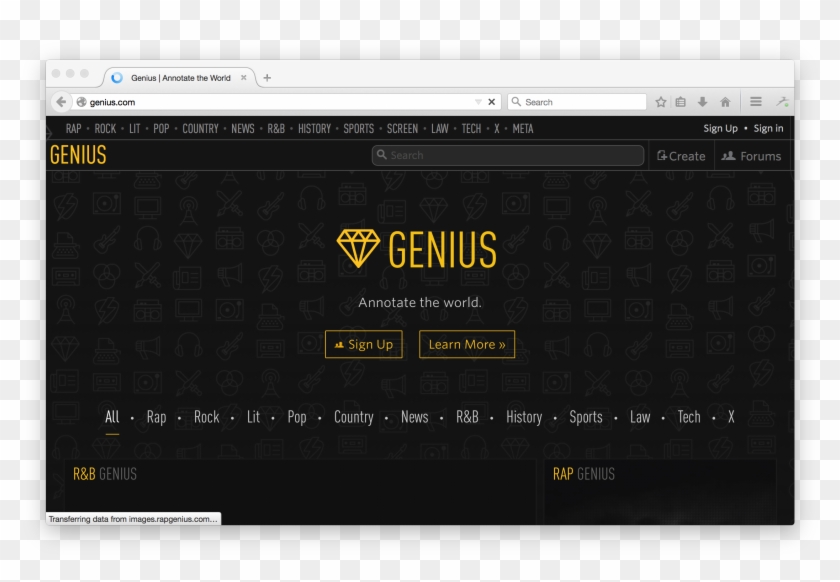 Genius Dev Team Uses Ruby On Rails To Create Its Annotation - Ruby On Rails Website Clipart #2080489