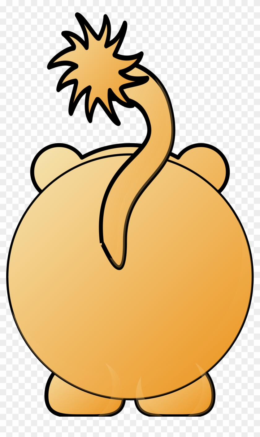 458 X 750 5 - Cartoon Lion Back Png Clipart