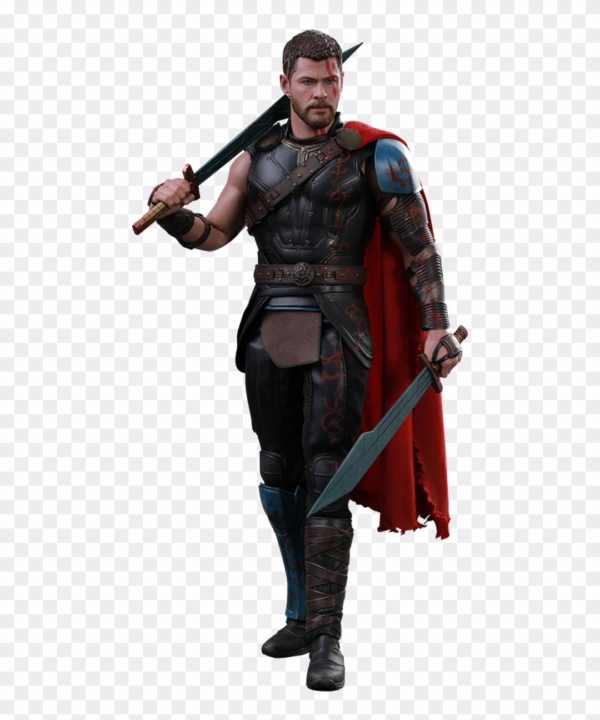 Hot Toys Gladiator Thor Sixth Scale Figure - Thor Ragnarok Thor Png Clipart #2081712