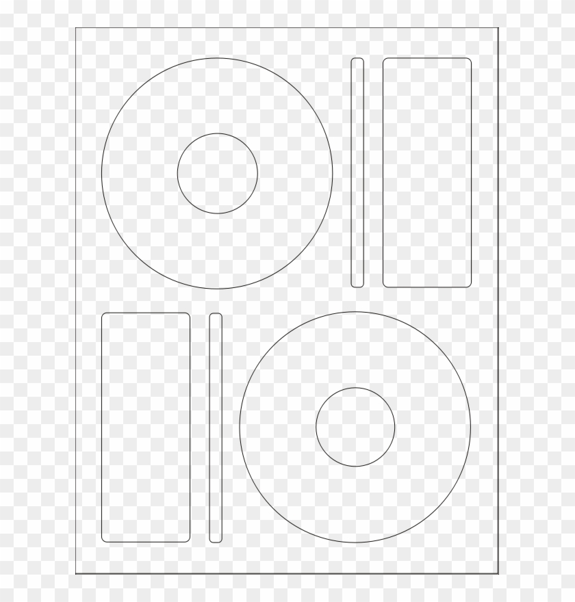 √ Cd Label Template Free Download - Circle Clipart #2081737