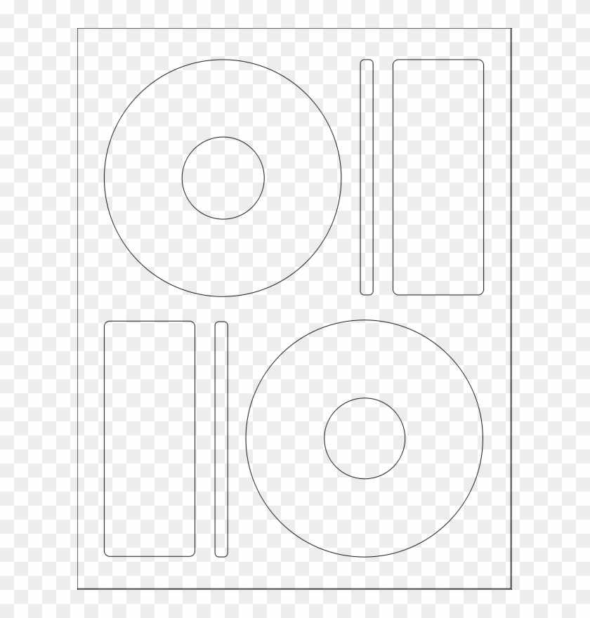 √ Cd Label Template Free Download - Circle Clipart