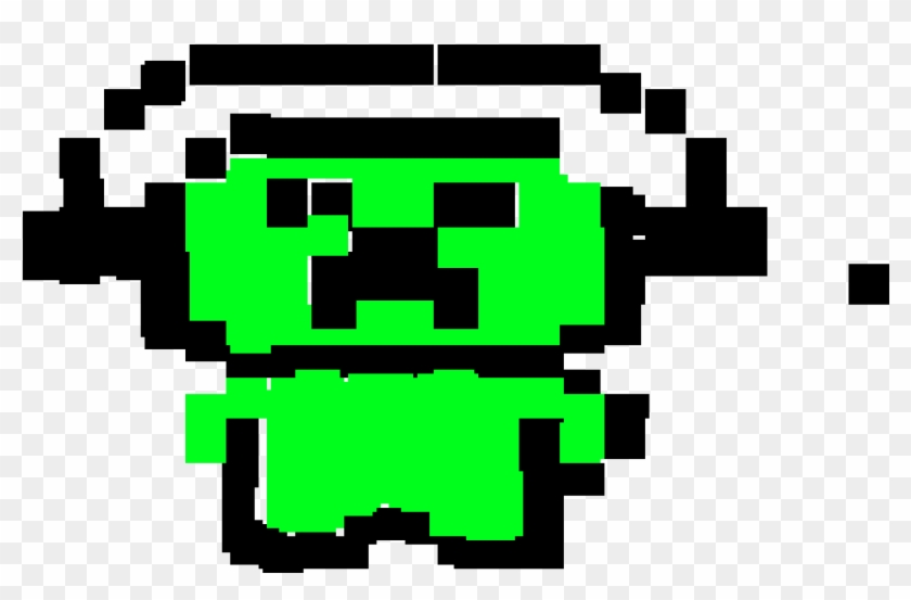 Gaming Creeper - Illustration Clipart