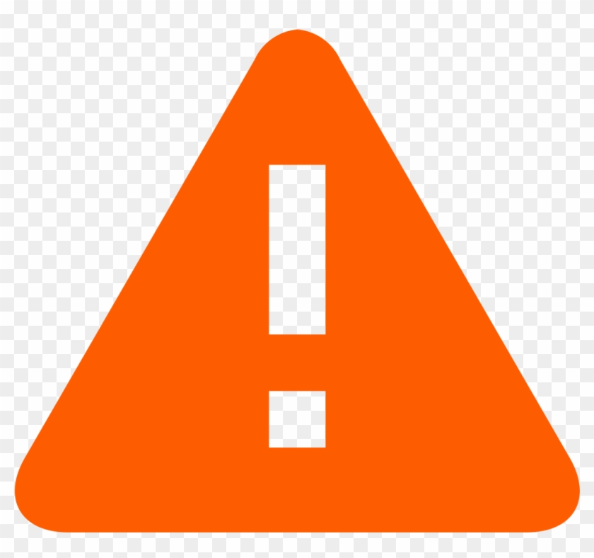 Oojs Ui Icon Alert-warning - Orange Triangle Clipart #2081887