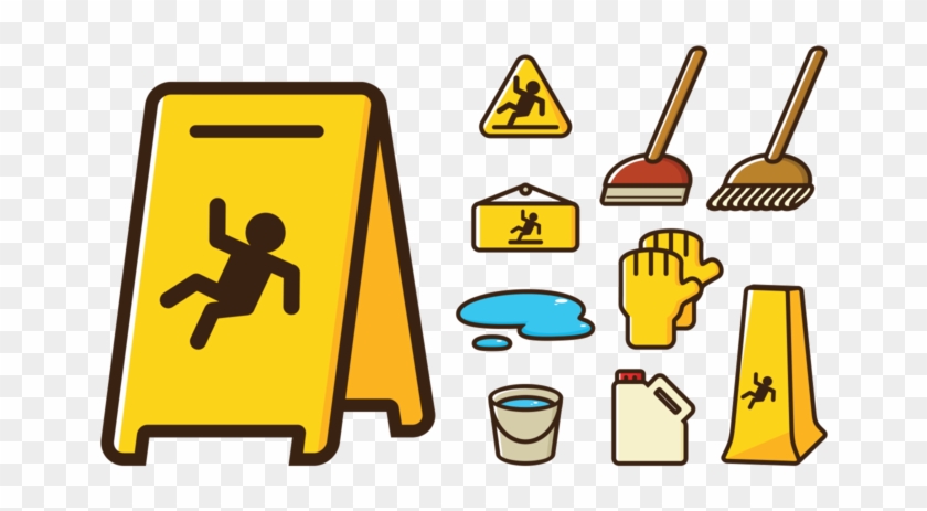 Wet Floor Sign Icons - Logo Clipart