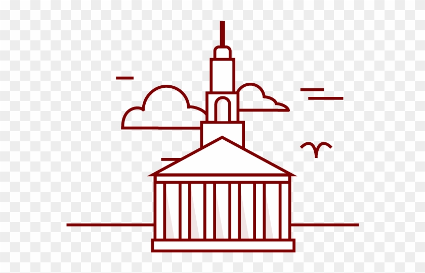 College Icon - Museum Icon Transparent Background Clipart