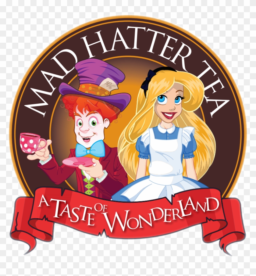 Mad Hatter & Alice - Cartoon Clipart