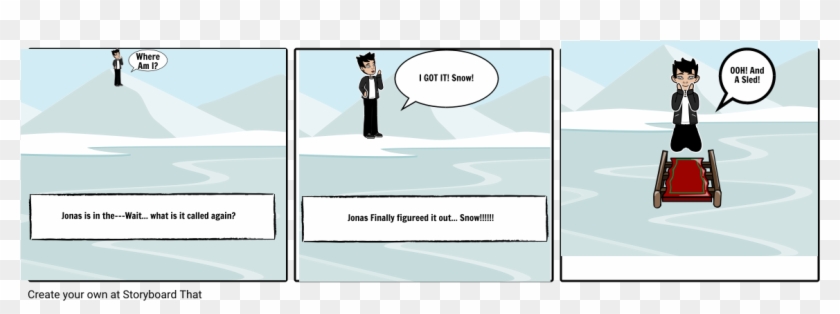 The Sled - Cartoon Clipart #2082169