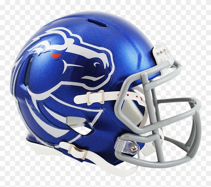 Boise State Speed Mini Helmet - Boise State Football Helmets Clipart #2082408