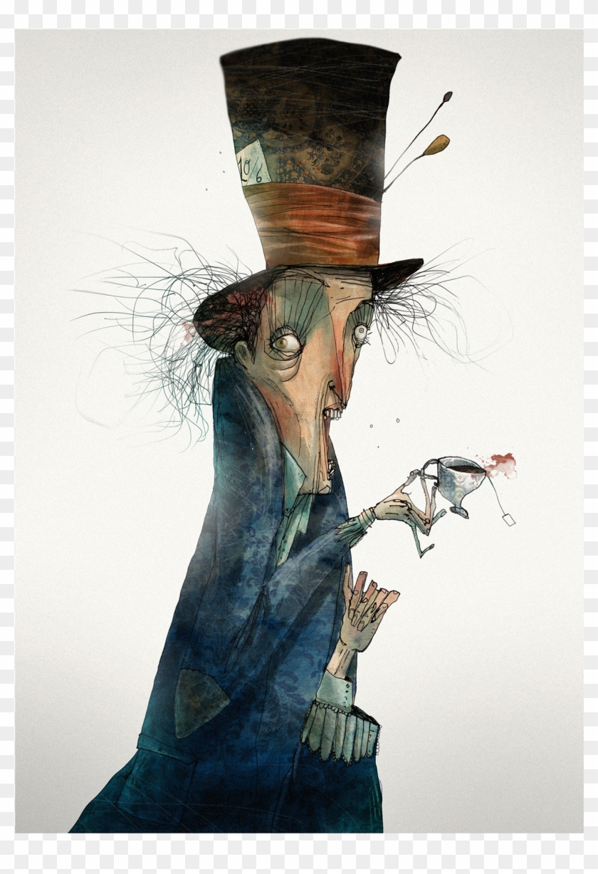 The Mad Hatter - Illustration Clipart #2082495