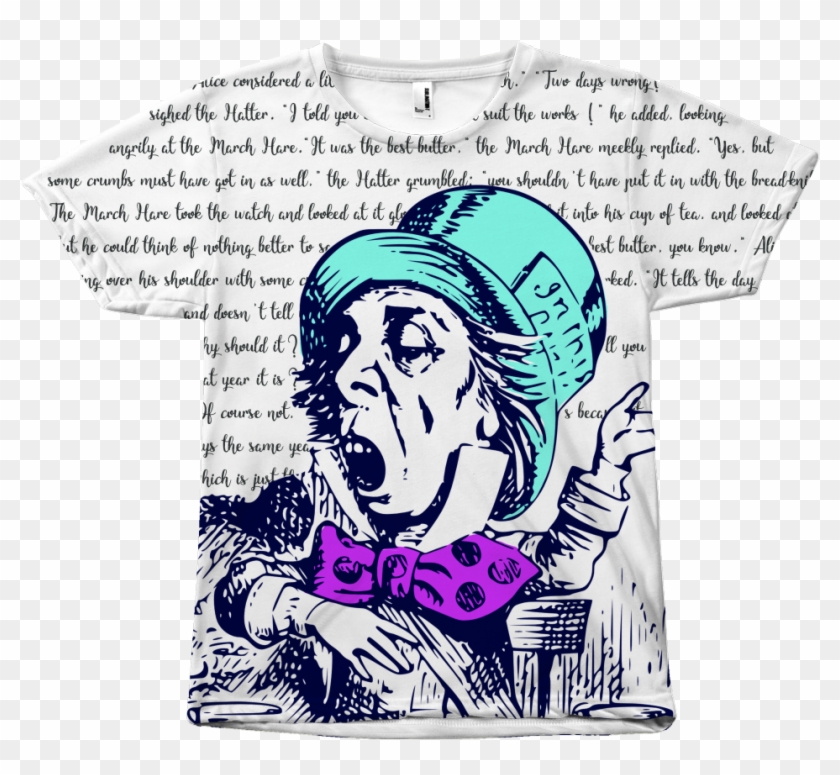 Alice In Wonderland Mad Hatter Shirt Clipart
