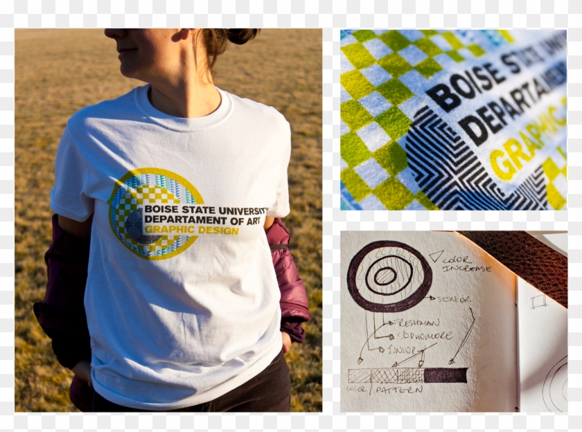 Boise State Department Of Art T-shirt - Graphic Design Clipart