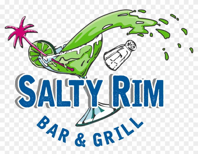 Salty Rim Restaurant Logo - Graphic Design Clipart #2085046