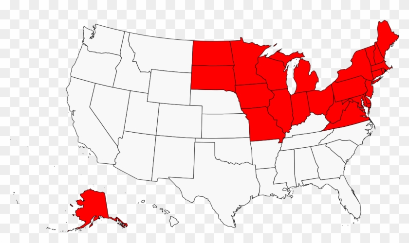 Salt Belt - Republic Of Gilead Map Handmaid's Tale Clipart