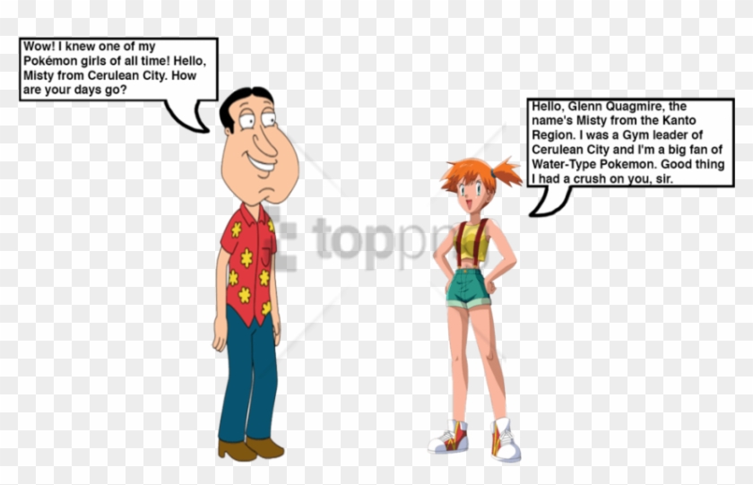 Free Png Misty Anime Pokemon Cool Art Framed Canvas Clipart