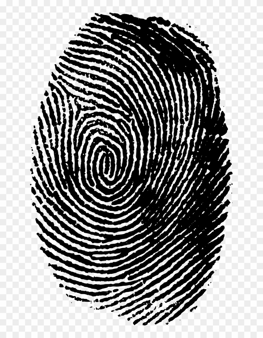 Finger Prints Png - Finger Print Black Png Clipart