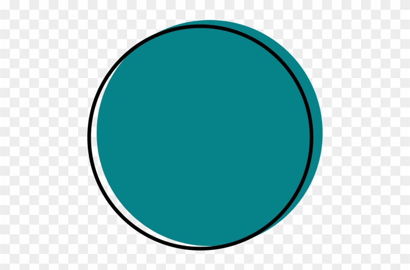 Dot Icon Teal - Circle Clipart #2086259