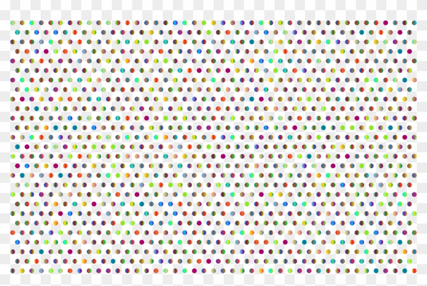 This Free Icons Png Design Of Prismatic Polka Dots - Christmas Green Polka Dots Clipart #2086288