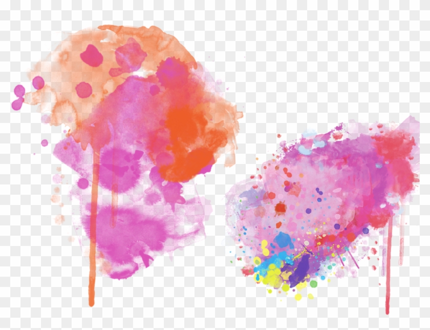 Png Colour Splash - Watercolor Paint Clipart