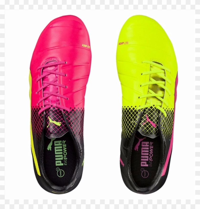 Puma Evopower 3 Pink And Yellow Clipart #2086456