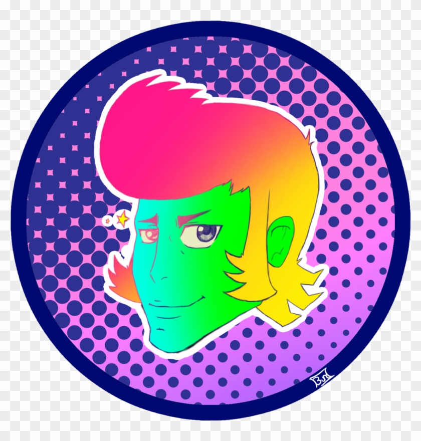 Space Dandy Qt Mymyamo Meow Burdart Unhinged-mod - Circle Border Transparent Background Clipart