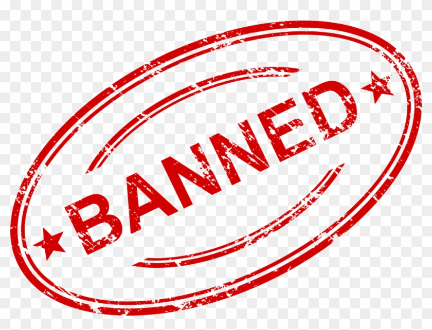Clear Vector Stamp - Transparent Banned Stamp Clipart #2087547