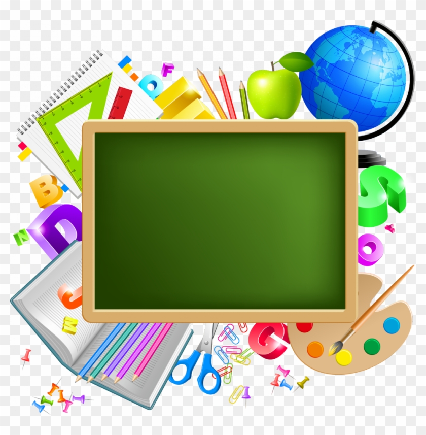Tubes Ecole Png Borders Frames Backgrounds Pinterest - Back To School Transparent Background Clipart