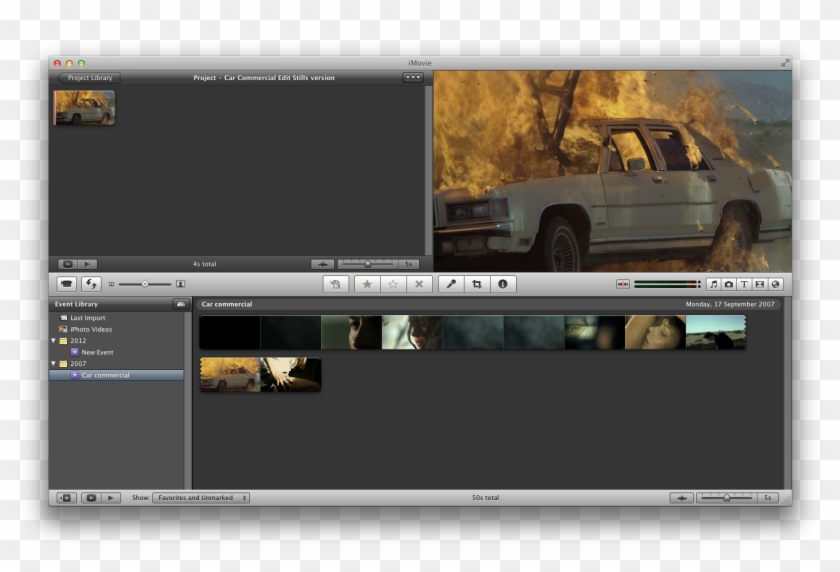 Duplicate Imovie Project With Only Freeze-frames Remaining - Imovie Clipart