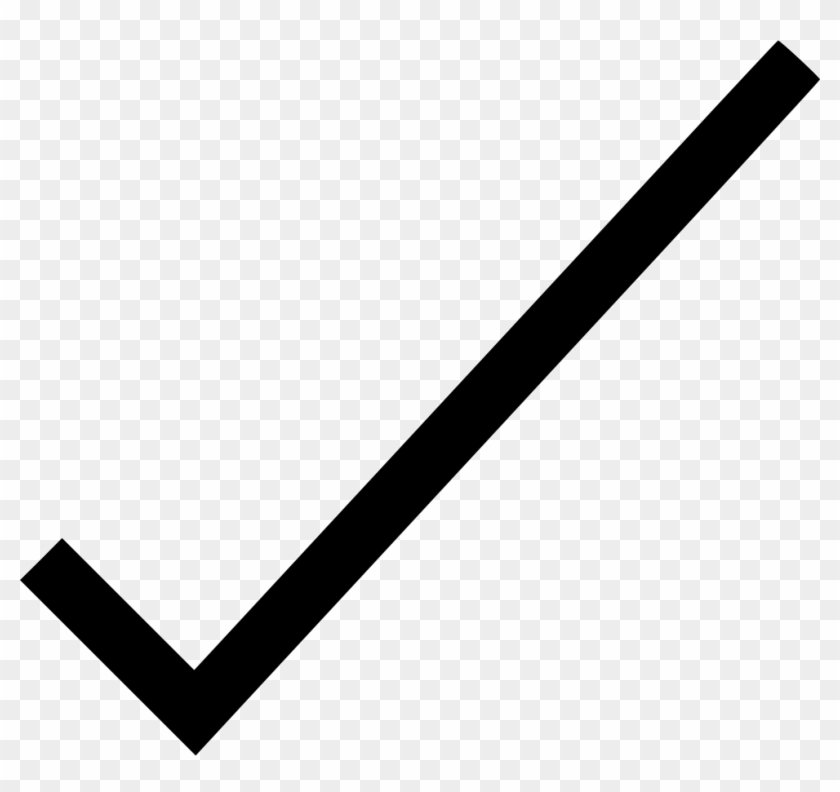 Png File - Tick Mark In Black Clipart #2087934