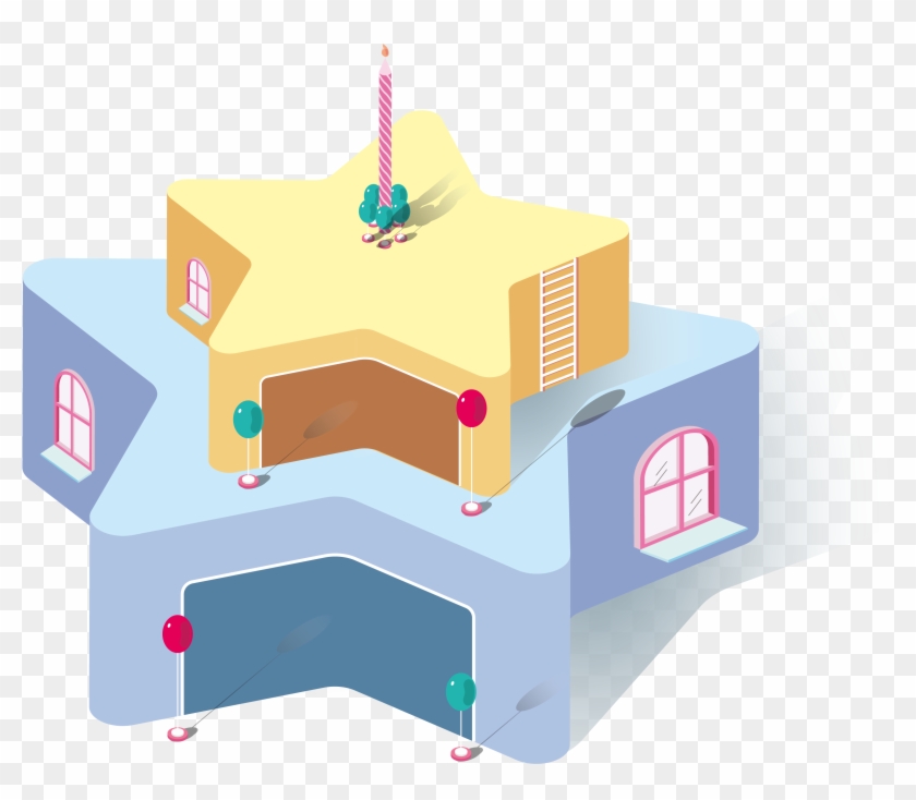 Stars 5d Fresh Candle Png And Vector Image - House Clipart