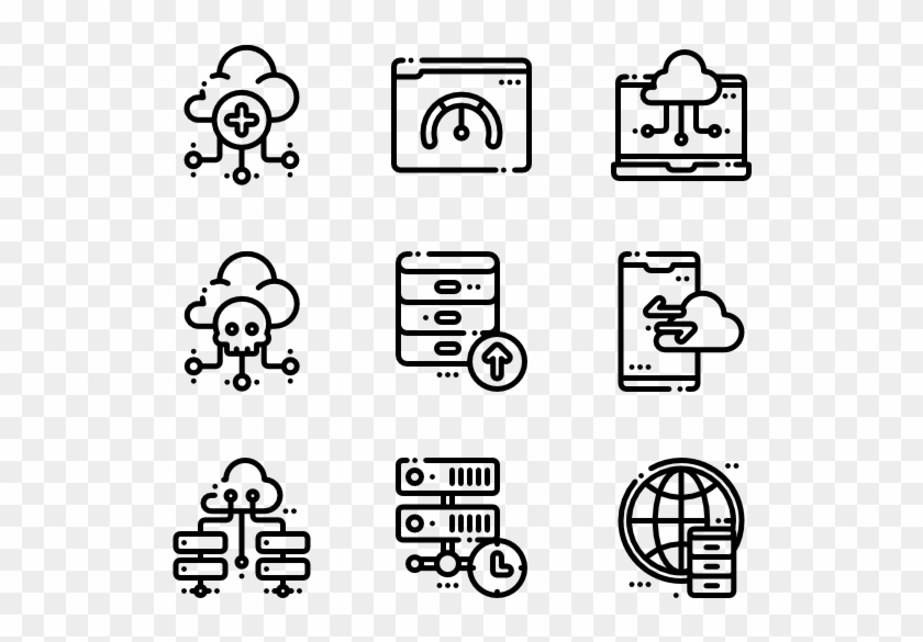 Big Data - Work Icons Clipart