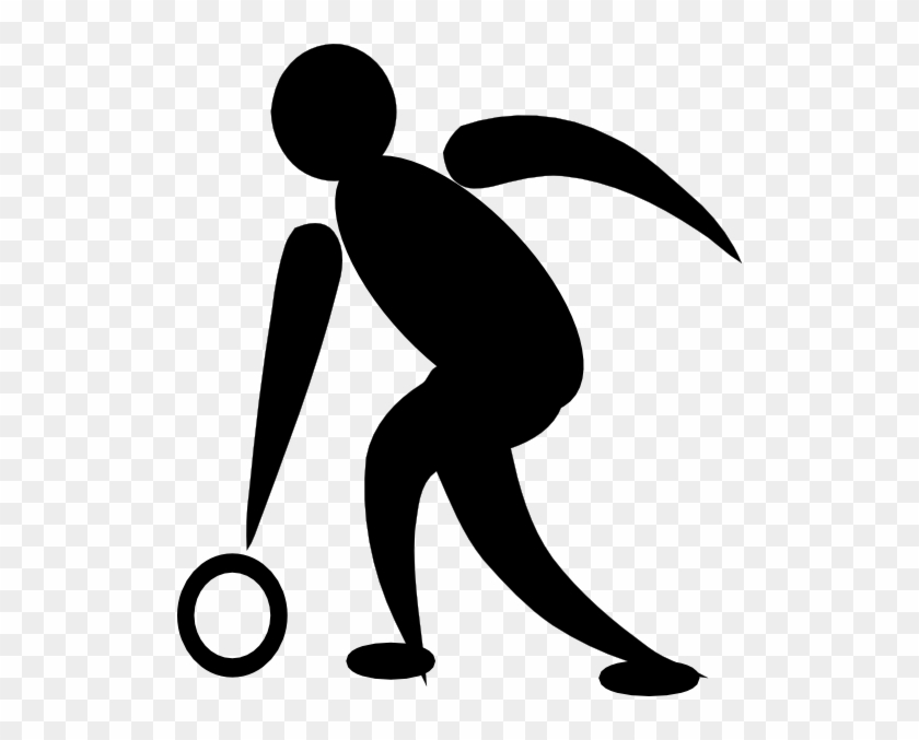 Lawn Bowler Full Silhouette Clip Art - Lawn Bowling Clip Art - Png Download