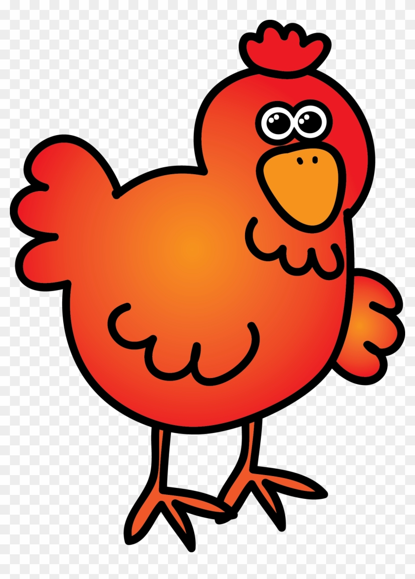 Little Red Hen Clipart - Cartoon - Png Download #2088805