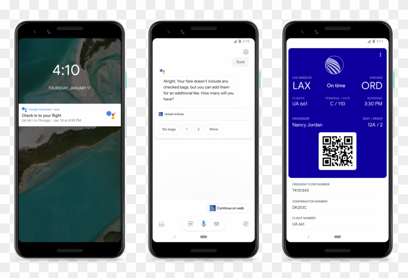 3 Up Check Ins - New Google Assistant Ces 2019 Clipart #2089622
