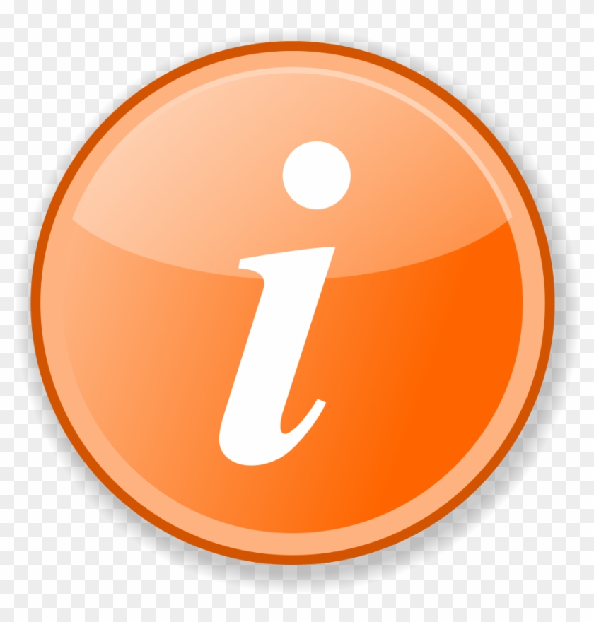 Information Png - Orange Information Icon Png Clipart