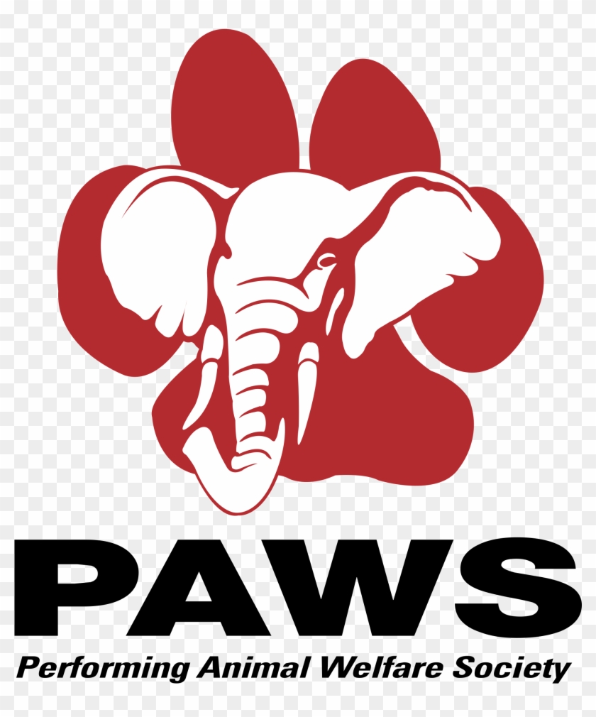 Paws Logo Png Transparent - Paws Performing Animal Welfare Society Logo Clipart