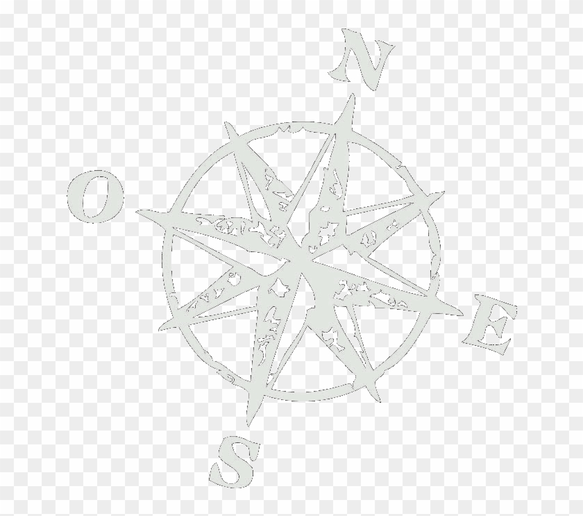 Rose Des Vents Negate Clipart