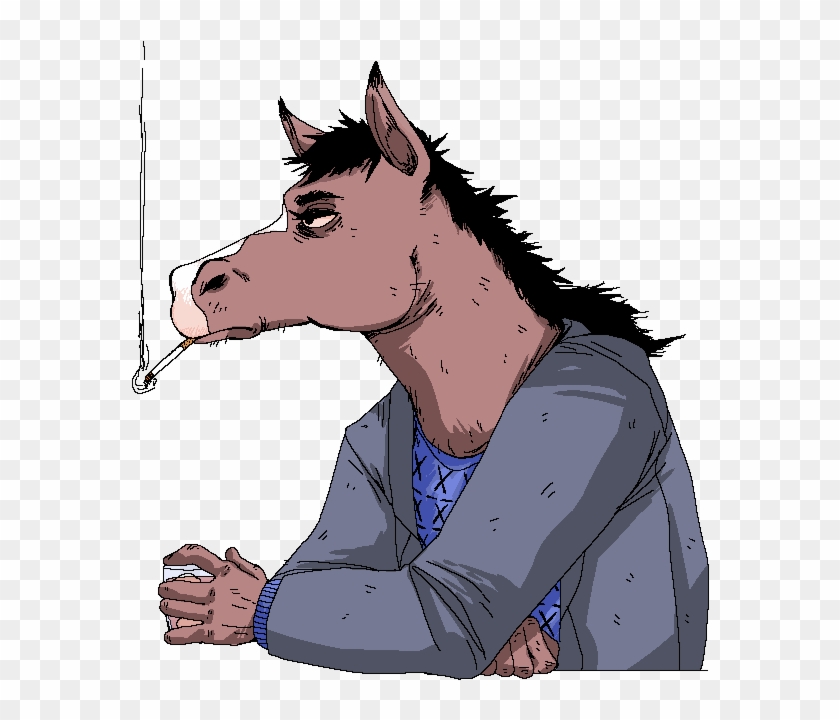 Bojack Horseman, Cartoon Fan, Tv Shows, Weird, Tv Series - Mane Clipart